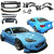 FRP TKYO v2 Wide Body Kit w Wing 20pc > Subaru BRZ (ZN6) 2013-2020 - image 2