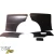 FRP MAT-LS 22B Wide Body Fenders Set 7pc > Subaru Impreza (GC8) 1993-2001 > 4dr Sedan - image 36