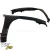 FRP MAT-LS 22B Wide Body Fenders Set 7pc > Subaru Impreza (GC8) 1993-2001 > 4dr Sedan - image 9