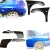 FRP LSPO WRC Wide Body Fenders 7pc > Subaru Impreza WRX 2006-2007 > 4dr Sedan - image 1