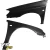 FRP LSPO WRC Wide Body Kit 11pc > Subaru Impreza WRX 2006-2007 > 4dr Sedan - image 28