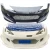 FRP TKYO v3 Wide Body Kit w Wing 18pc > Toyota 86 2017-2021 - image 4