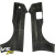 VSaero FRP ORI Wide Body Fenders (rear) 40mm > Toyota Corolla (AE86) 1984-1987 > 3dr Hatch - image 12