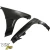 FRP JBLO Wide Body Fenders Set 4pc 20/40mm > Toyota Corolla (AE86) Trueno 1984-1987 > 2dr Coupe - image 10