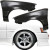 FRP JBLO Wide Body Fenders Set 4pc 20/40mm > Toyota Corolla (AE86) Levin 1984-1987 > 3dr Hatch - image 29