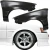 FRP JBLO Wide Body Fenders Set 4pc 20/40mm > Toyota Corolla (AE86) Levin 1984-1987 > 2dr Coupe - image 29