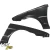 FRP ORI Wide Body Bubble Fenders Set 4pc 20/35mm > Toyota Corolla (AE86) Trueno 1984-1987 > 2/3dr - image 9