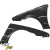 VSaero FRP ORI Wide Body Fenders Set 4pc 20/40mm > Toyota Corolla (AE86) Trueno 1984-1987 > 3dr Hatch - image 9