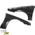 VSaero FRP ORI Wide Body Fenders Set 4pc 20/40mm > Toyota Corolla (AE86) Trueno 1984-1987 > 2dr Coupe - image 7