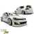 FRP TKYO Wide Body Kit w Wing 8pc > Volkswagen Golf MK7 2015-2018 - image 6