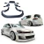 FRP TKYO Wide Body Kit w Wing 8pc > Volkswagen Golf MK7 2015-2018 - image 3
