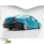 FRP CARA Rear Bumper > Volkswagen Jetta MK4 1999-2004 - image 3