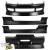 FRP URA Body Kit 4pc > Nissan Skyline (R32) GTS 1990-1993 > 2dr Coupe - image 3
