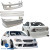 FRP BSPO Body Kit 4pc > Lexus IS300 2000-2005> 4dr - image 7