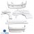 FRP BSPO Wide Body Kit 12pc > Lexus IS300 2000-2005> 4dr - image 8