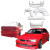 ModeloDrive FRP BSPO Wide Body Kit 12pc > Lexus IS300 2000-2005> 4dr - image 7
