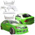 ModeloDrive FRP BSPO Wide Body Kit 12pc > Lexus IS300 2000-2005> 4dr - image 1