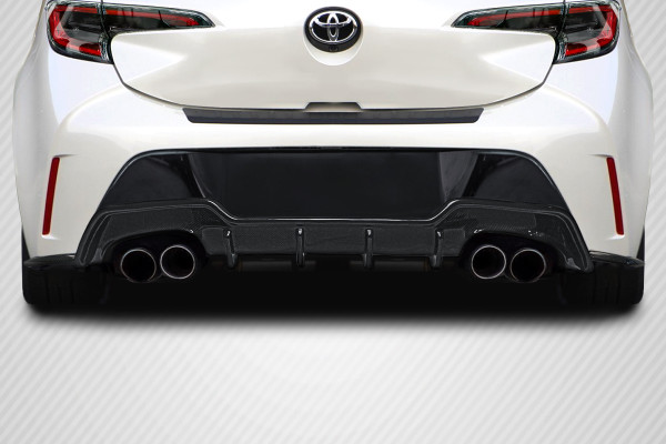2019-2023 Toyota Corolla Hatchback Carbon Creations A Spec Rear Diffuser 3 Piece