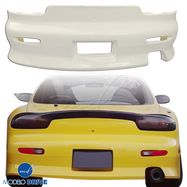 ModeloDrive FRP VERT Rear Bumper > Mazda RX-7 (FD3S) 1993-1997 - image 1