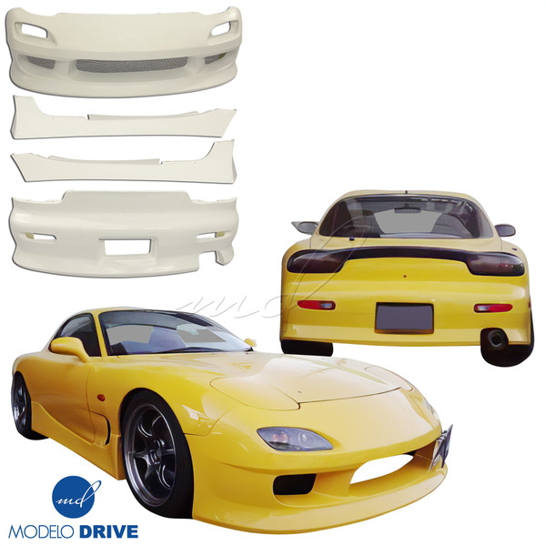 ModeloDrive FRP VERT Body Kit 4pc > Mazda RX-7 (FD3S) 1993-1997 - image 1