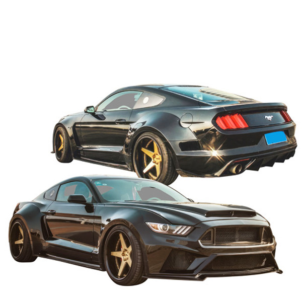 ModeloDrive FRP RTSS Wide Body Kit > Ford Mustang 2018-2017 - image 1