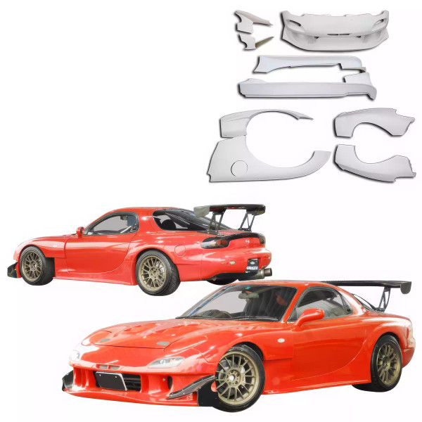 ModeloDrive FRP RAME AD-GT Wide Body Kit 10pc > Mazda RX-7 (FD3S) 1993-1997 - image 1