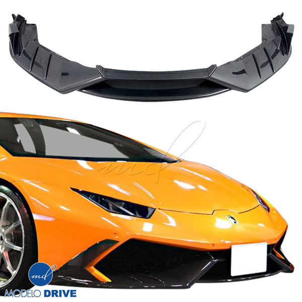 ModeloDrive Carbon Fiber MASO Front Lip > Lamborghini Huracan 2014-2019 - image 1