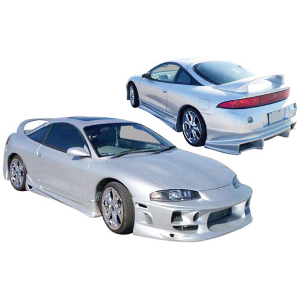 KBD Urethane Bomb Style 4pc Full Body Kit > Eagle Talon 1997-1999