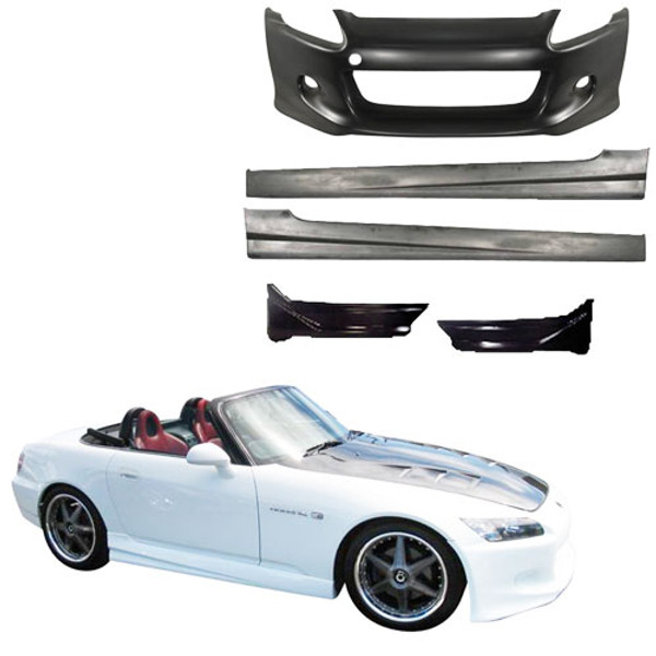 KBD Urethane SW Spec 5pc Full Body Kit > Honda S2000 2000-2003