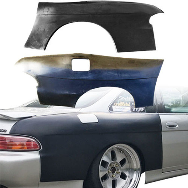 KBD Urethane KBD Style 4pc 50mm Rear Over Fenders (w Gas Cap Extensions) > Lexus SC 1992-2000 - image 1