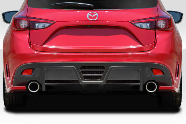 2014-2016 Mazda 3 Hatchback Duraflex KSS Rear Bumper 1 Piece