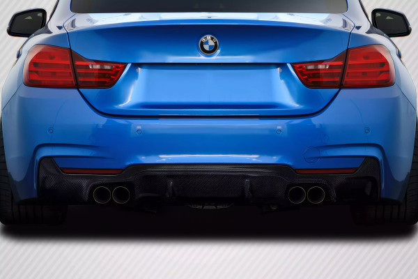 2014-2020 BMW 4 Series F32 Carbon Creations 3DS Rear Diffuser 1 Piece ( M Sport Bumper Only )