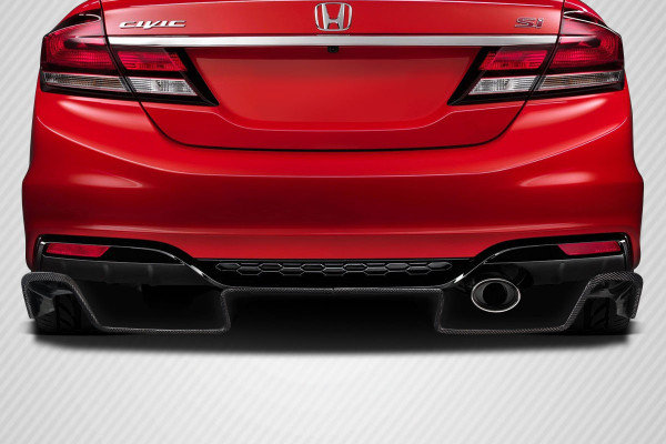 2006-2015 Honda Civic Carbon Creations Velocity Rear Diffuser 2 Pieces