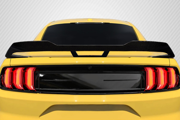 2015-2023 Ford Mustang Coupe Carbon Creations Performance PP1 Wicker Rear Wing Spoiler 1 Piece