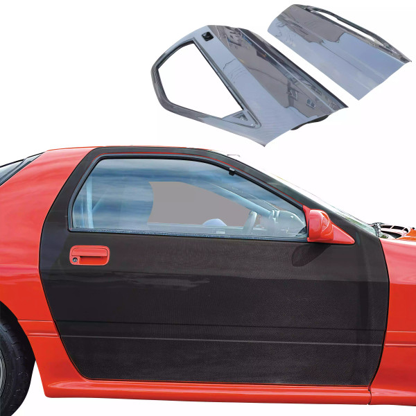 ModeloDrive Carbon Fiber OER Racing Doors > Mazda RX-7 (FC3S) 1986-1992 - image 1