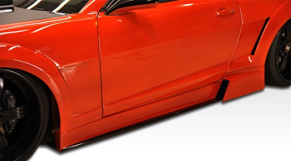 2010-2015 Chevrolet Camaro Duraflex Circuit Wide Body Side Skirts Rocker Panels 2 Piece (ed_119511)