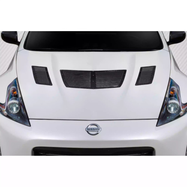 2009-2020 Nissan 370Z Z34 Carbon Creations GT1 Hood Vents 3 Piece (ed_119814)