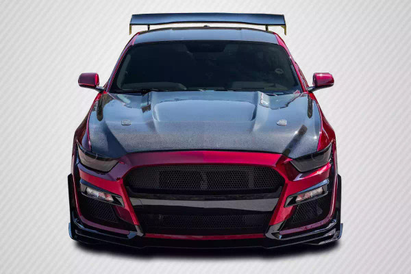 2015-2017 Ford Mustang Carbon Creations GT350 Look Hood 1 Piece