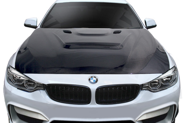 2012-2018 BMW 3 Series F30 / 2014-2020 4 Series F32 Carbon AF-1 Hood ( CFP ) 1 Piece