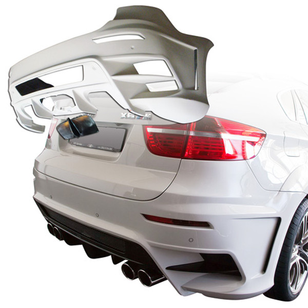 ModeloDrive FRP LUMM Rear Bumper w Diffuser > BMW X6 2008-2014 > 5dr