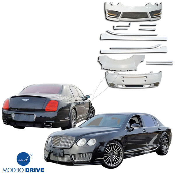 ModeloDrive FRP MANS Body Kit 4pc > Bentley Flying Spur 2006-2012 > Sedan - image 1