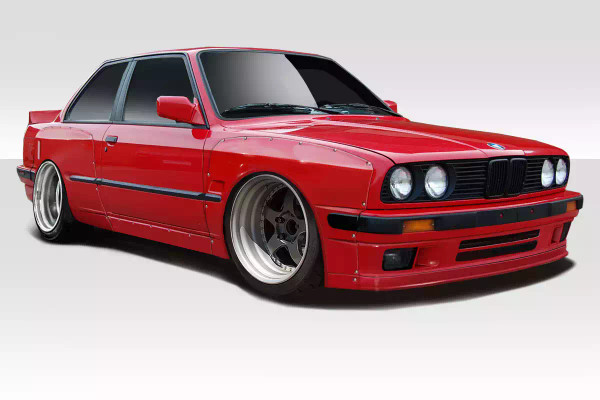 1984-1991 BMW 3 Series E30 Duraflex TKO Wide Body Kit 6 Piece