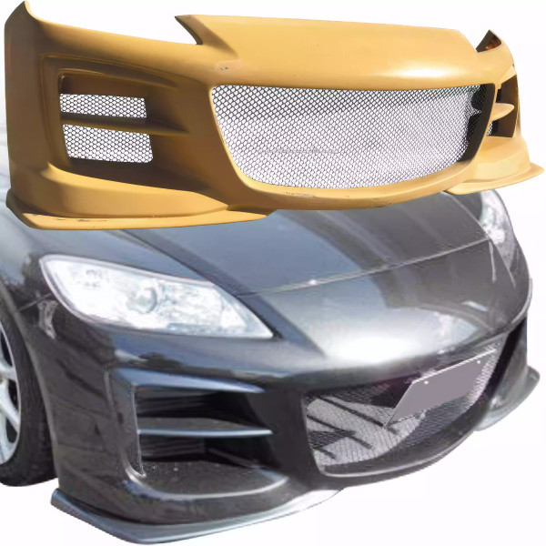 ModeloDrive FRP MCUS Front Bumper > Mazda RX-8 SE3P 2009-2011 - image 1