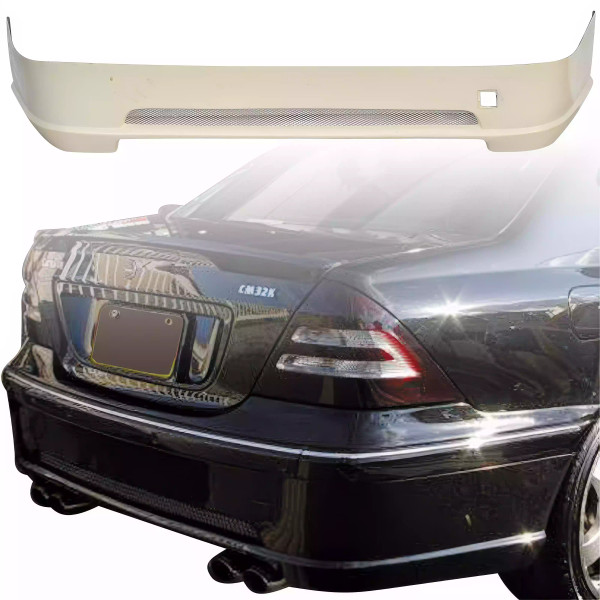 ModeloDrive FRP CARL C-R Rear Lip Valance > Mercedes-Benz C-Class W203 2001-2007 > 4-Door Sedan - image 1