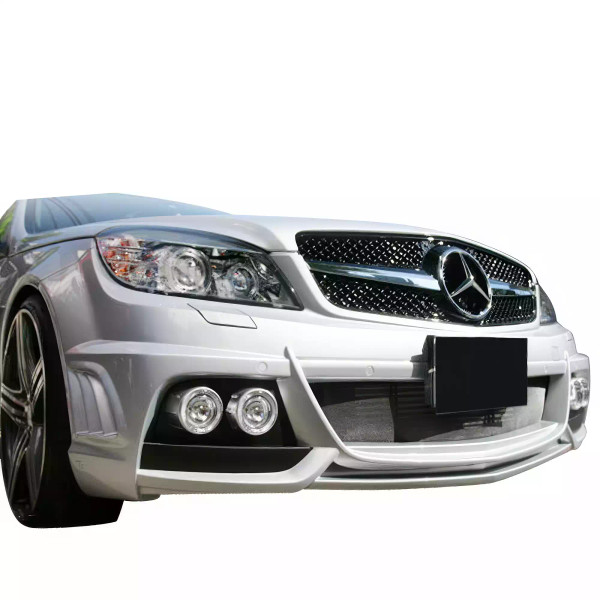 ModeloDrive FRP WAL BISO Front Bumper /w Housings > Mercedes-Benz C-Class W204 2008-2011 - image 1