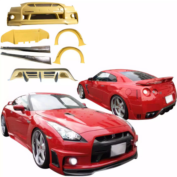 ModeloDrive FRP WAL BISO Body Kit > Nissan GT-R GTR R35 2009-2015 - image 1