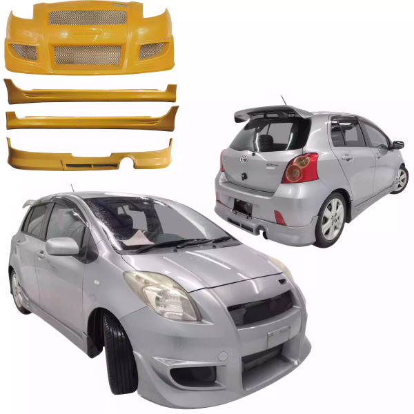 ModeloDrive FRP CON Front Bumper > Toyota Yaris 2007-2008 > 3/5dr Hatchback - image 1