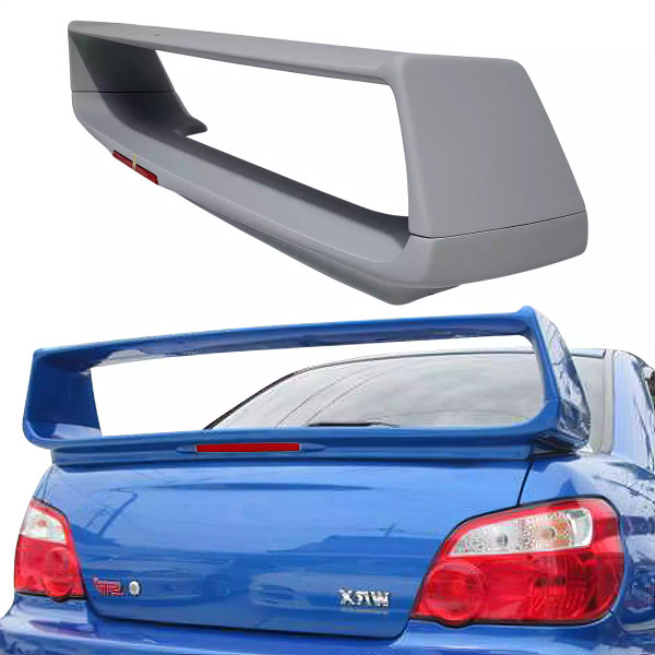 ModeloDrive FRP OER WRX Spoiler Wing w LED > Subaru WRX 2002-2007 > 4dr Sedan - image 1