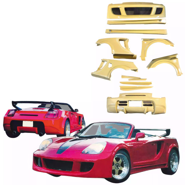 ModeloDrive FRP WI Wide Body Kit 12pc > Toyota MRS MR2 Spyder 2000-2005 - image 1