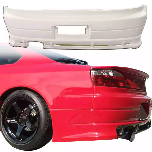 ModeloDrive FRP VERT EDG Wide Body Rear Bumper > Nissan Silvia S15 1999-2002 - image 1